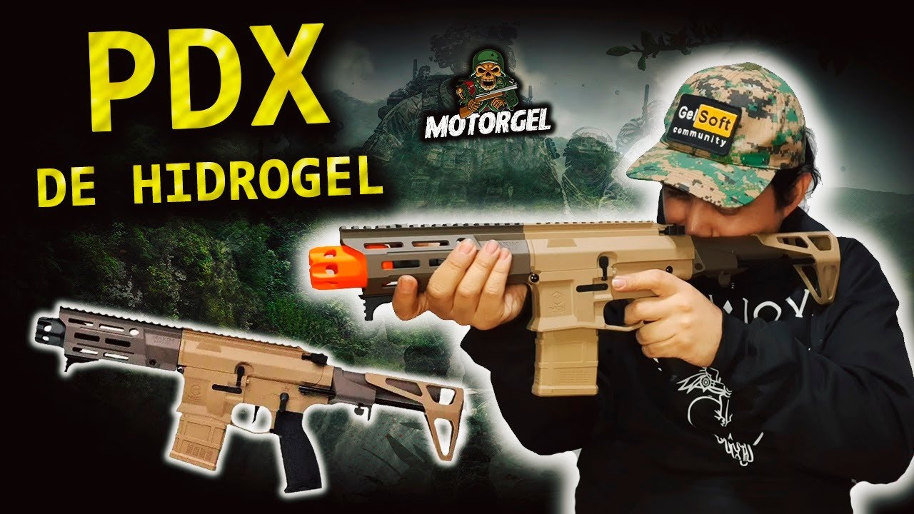 PDX de hidrogel - (Review, unboxing prueba Gel blasters)