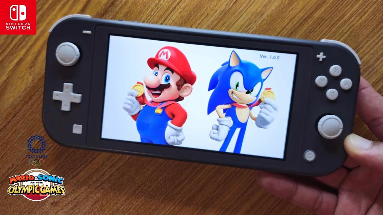 Mario & Sonic at the Olympic Games Tokyo 2020 Nintendo Switch Lite Gameplay