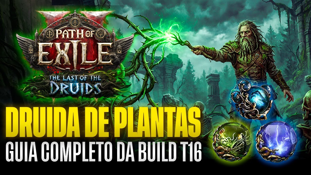 DRUIDA QUEBRADO! Guia Completo Build de Plantas Entangle | Path of Exile 2 0.4