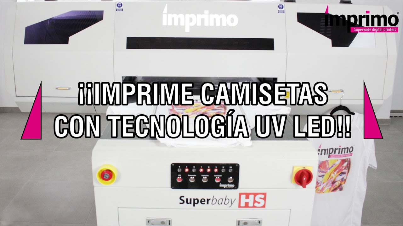 Cómo IMPRIMIR CAMISETAS con tecnología UV LED - SIN PRETRATAMIENTO NI SECADO