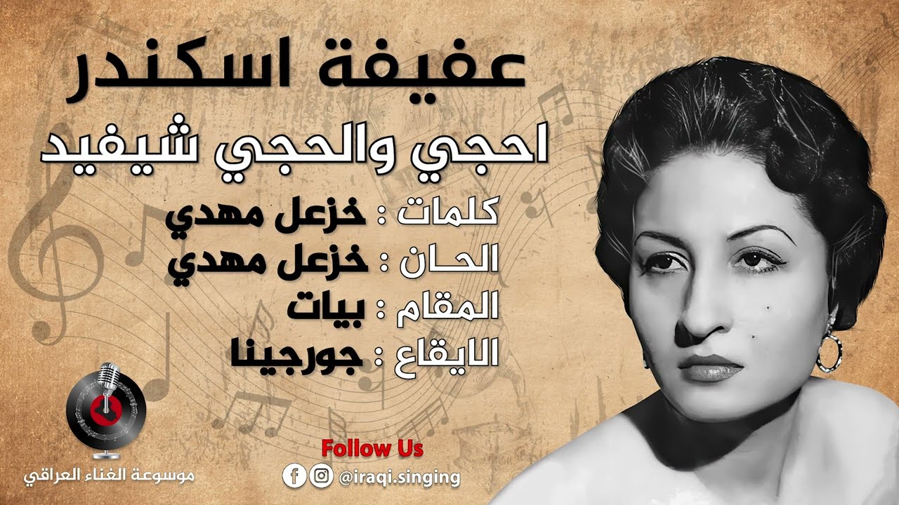عفيفة اسكندر / احجي والحجي شيفيد