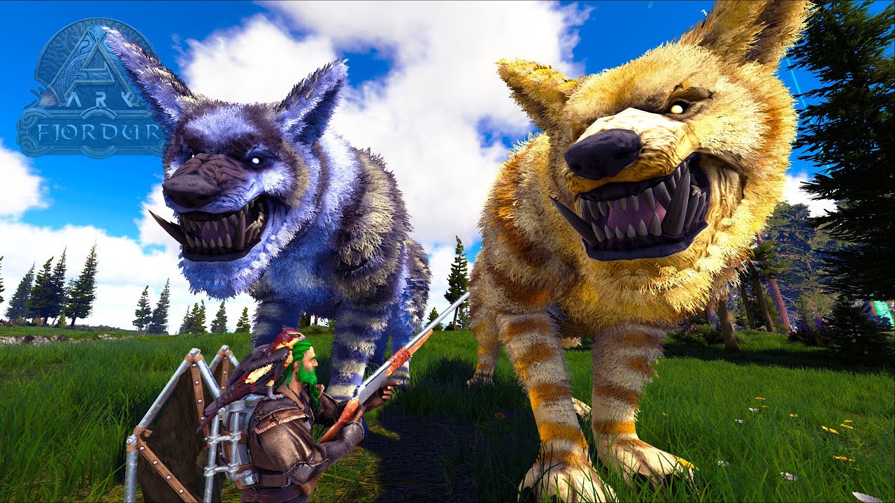 HE VENCIDO A HATI Y SKOLL CON MI EJERCITO DE DINOSAURIOS Y FENRIR! Lobos dioses Asgard Fjordur ARK