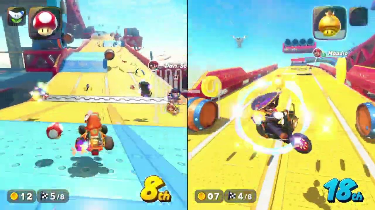 Mario Kart World - Online Races #3 (Splitscreen)