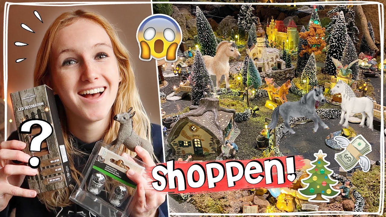 SPULLEN KOPEN VOOR MIJN SCHLEICH PAARDEN MANEGE 🤩 + SHOPLOG #10 | Daphne draaft door