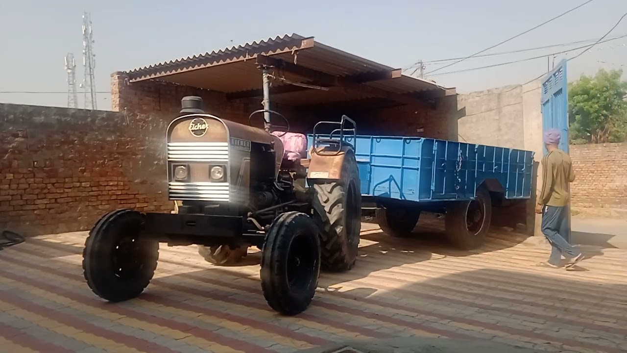 ਅੱਜ ਆਪਾਂ ਬੈਕ ਕਰਕੇ ਟਰਾਲੀ ਕੱਢੀ ਟਰੈਕਟਰ ਨੂੰ ਬ੍ਰੇਕ ਬੰਨ ਕੇ ਮੋੜਿਆ 