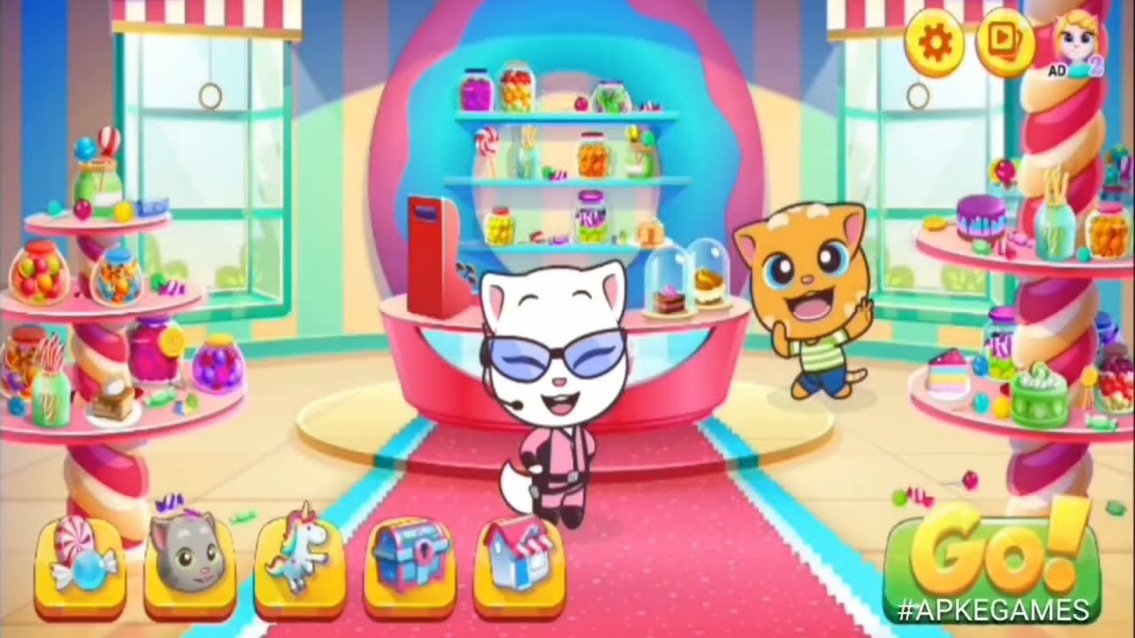 Talking Tom Candy Run Gameplay Android ios
