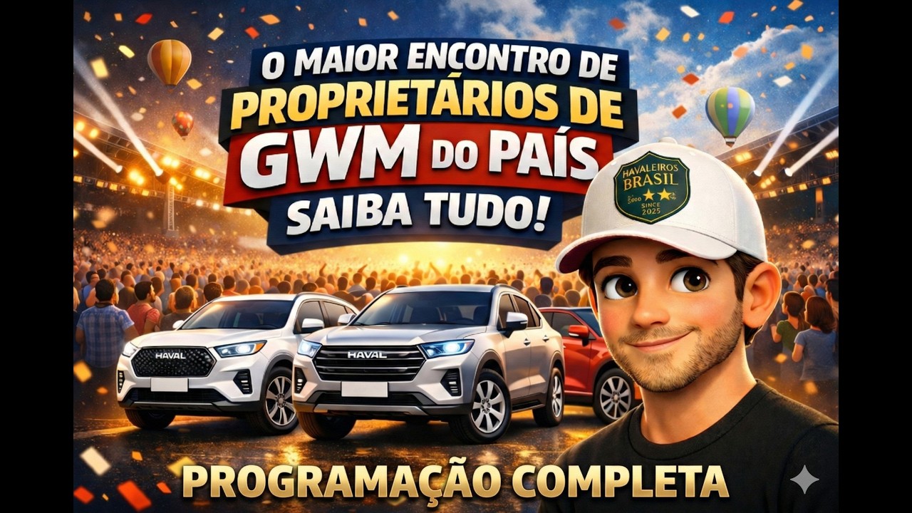 O maior encontro de proprietários de GWM do país Saiba tudo!