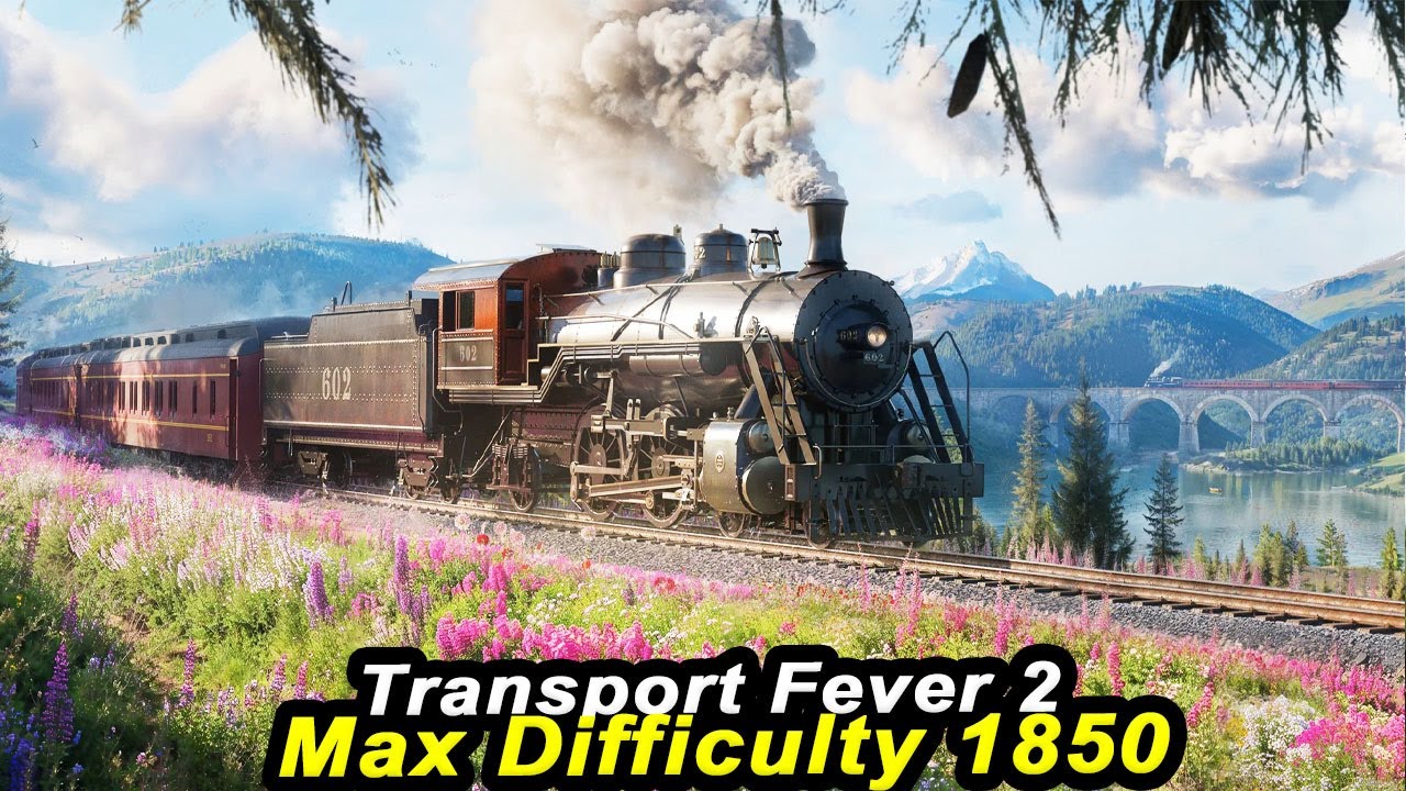 Building an EMPIRE in Transport Fever 2 HARDMODE Full LONGPLAY From Beginning to End | Lets Play