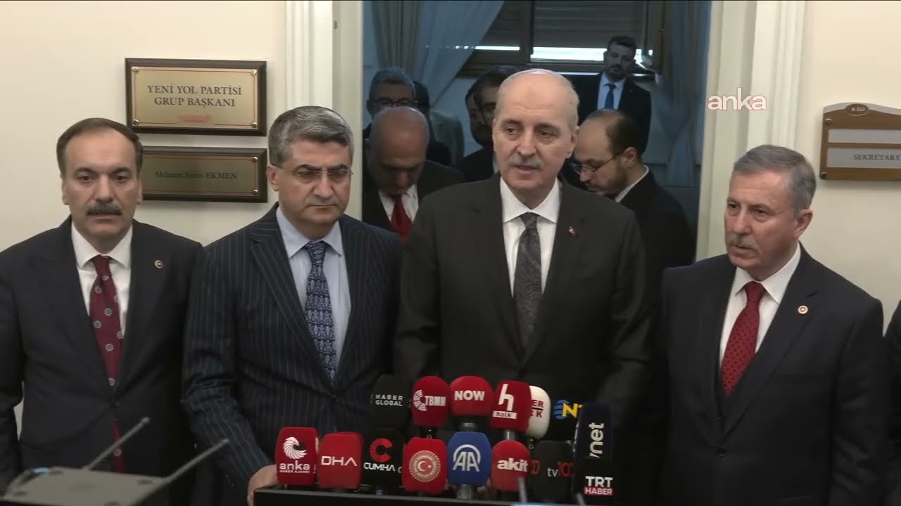 TBMM Başkanı Numan Kurtulmuş, Yeni Yol Grubu'nu ziyaret etti / TBMM #Canlı