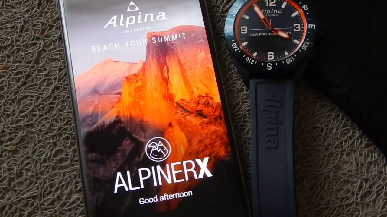 ALPINA AlpinerX Smart Outdoors - zegarek na co dzień, oraz do monitorowania aktywności i sportu