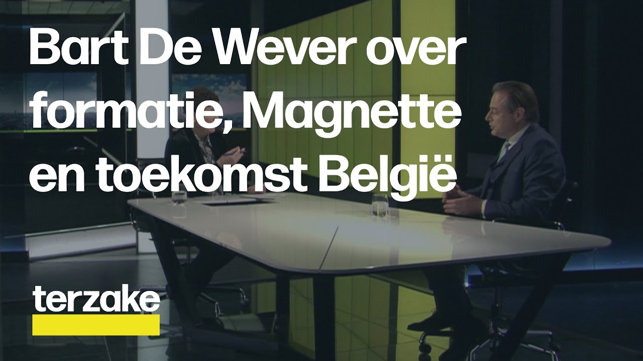 De Wever over formatie, Magnette en toekomst België | Terzake