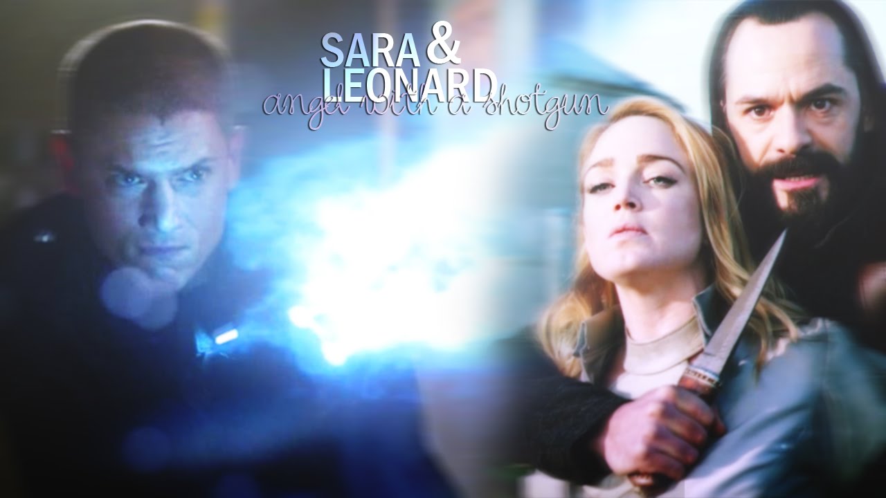 leonard+sara; angel with a shotgun