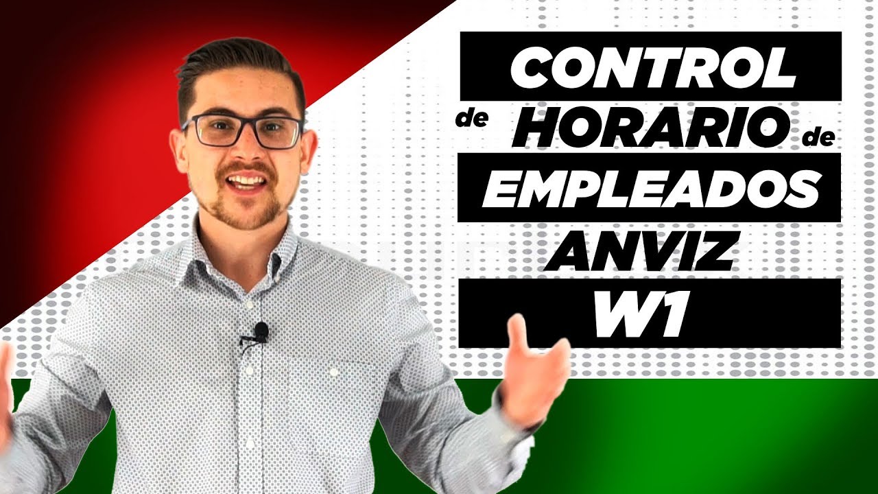 CONTROL HORARIO de EMPLEADOS ANVIZ W1