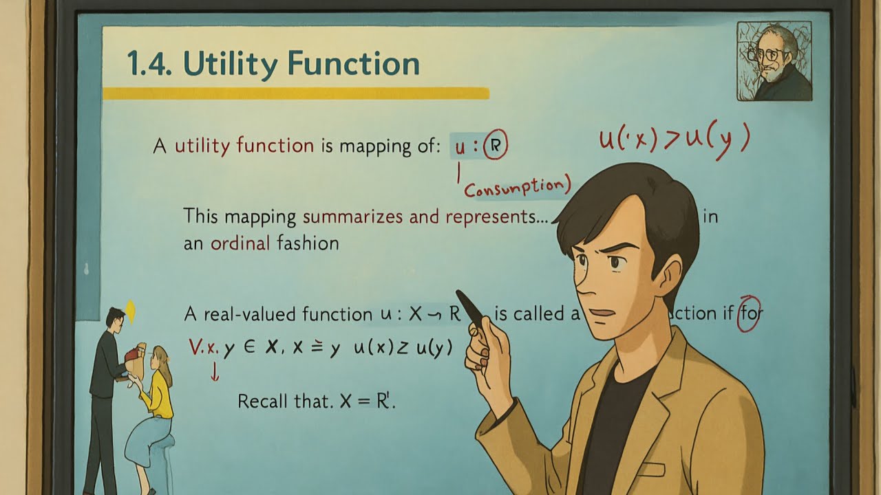 Advanced Microeconomics (5):  Utility Function and Proof of Representation Theorem