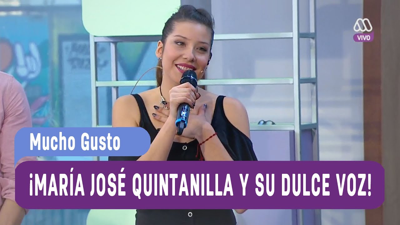 ¡María José Quintanilla y su dulce voz! - Mucho Gusto 2017