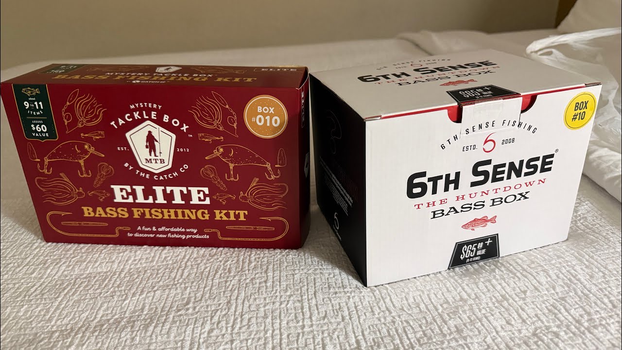 MTB ELITE BASS FISHING KIT VS 6th sense THE HUNTDOWN BASS BOX