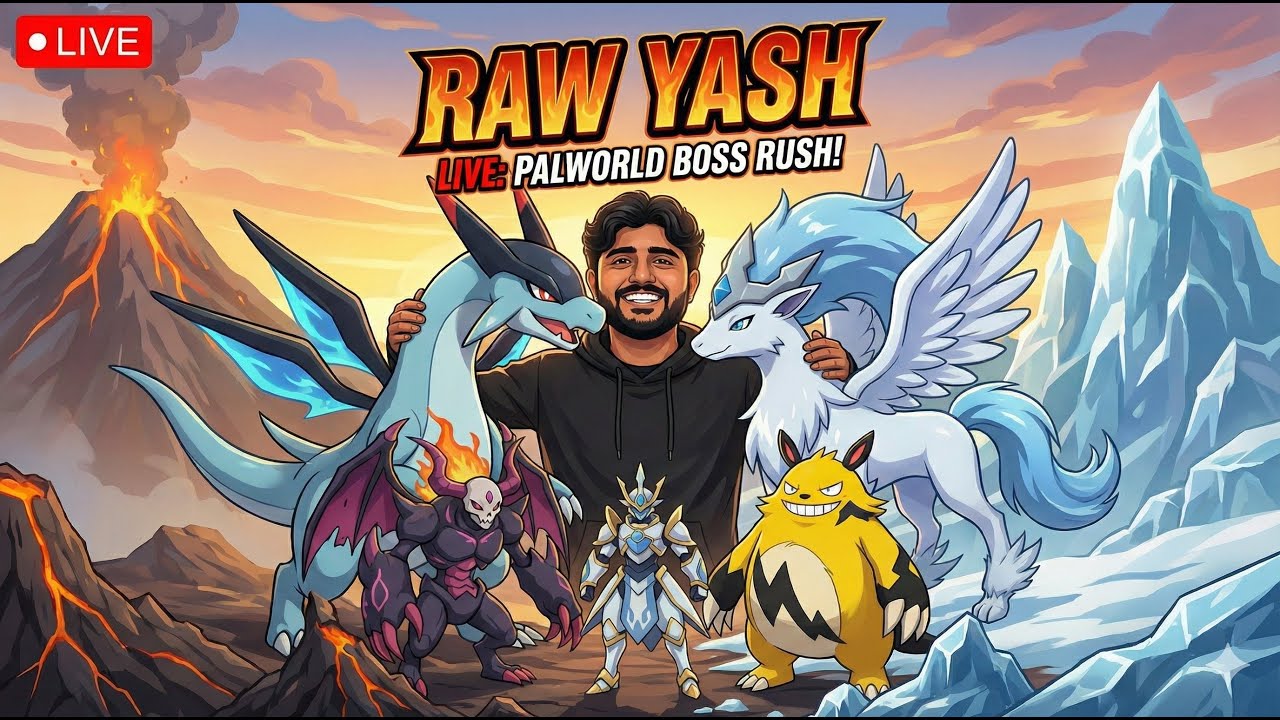 THE ULTIMATE PALWORLD BOSS RUSH! Fighting All Legendaries LIVE!
