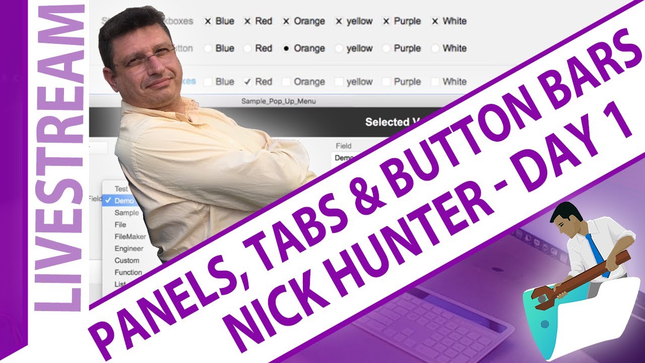 FileMaker - Slide Tabs/button Bars with Nick Hunter - Day 1