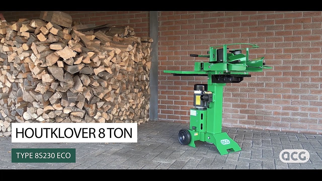 Houtklover 8 ton (8S230 ECO) - ACG® Houtklovers