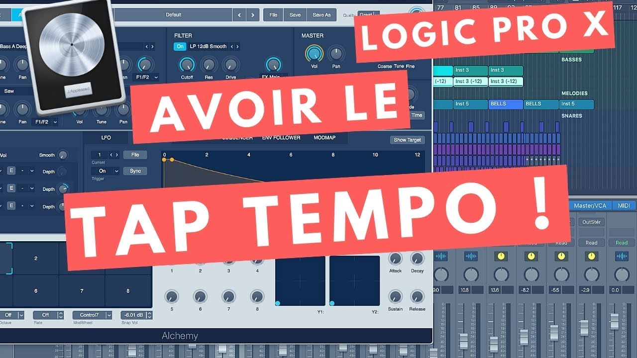 COMMENT AVOIR LE TAP TEMPO DANS LOGIC PRO X ?