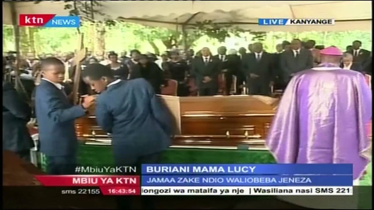 Mama Lucy Kibaki's burial ceremony