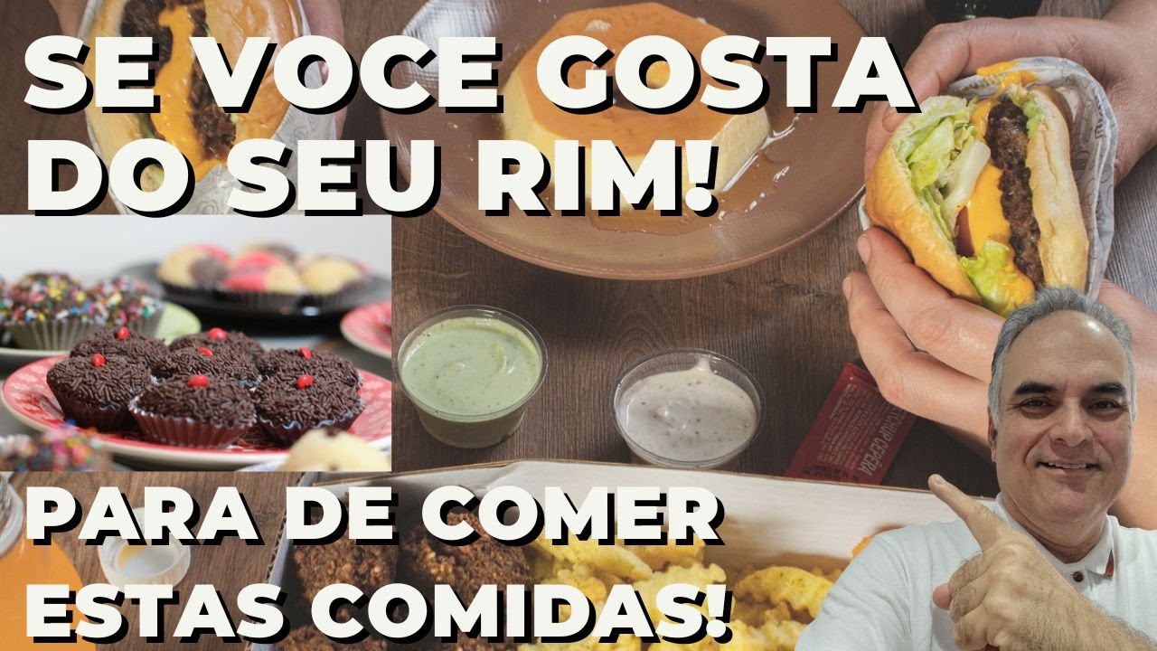 Pare de comer estes alimentos se você gosta do seu rim!