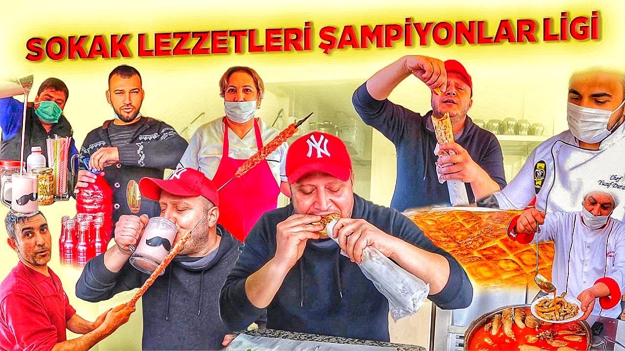 SOKAK LEZZETLERİ ŞAMPİYONLAR LİGİ | 1 Günde Adana’da Ne Yenir | Efsaneler Bir Arada Tek Videoda