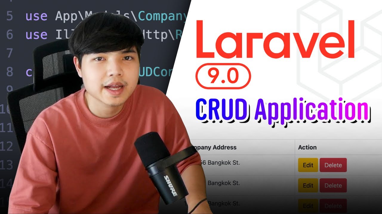 สอนติดตั้งและใช้งาน Laravel 9 พร้อมสร้าง CRUD Application | PHP Web Framework 👨‍💻💯