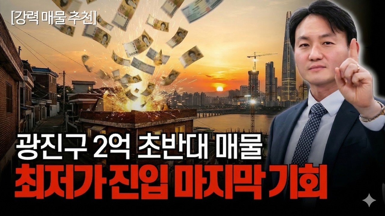구의동 최저가 2억대 진입의 마지막 기회. 지금 못 잡으면 평생 후회합니다.
