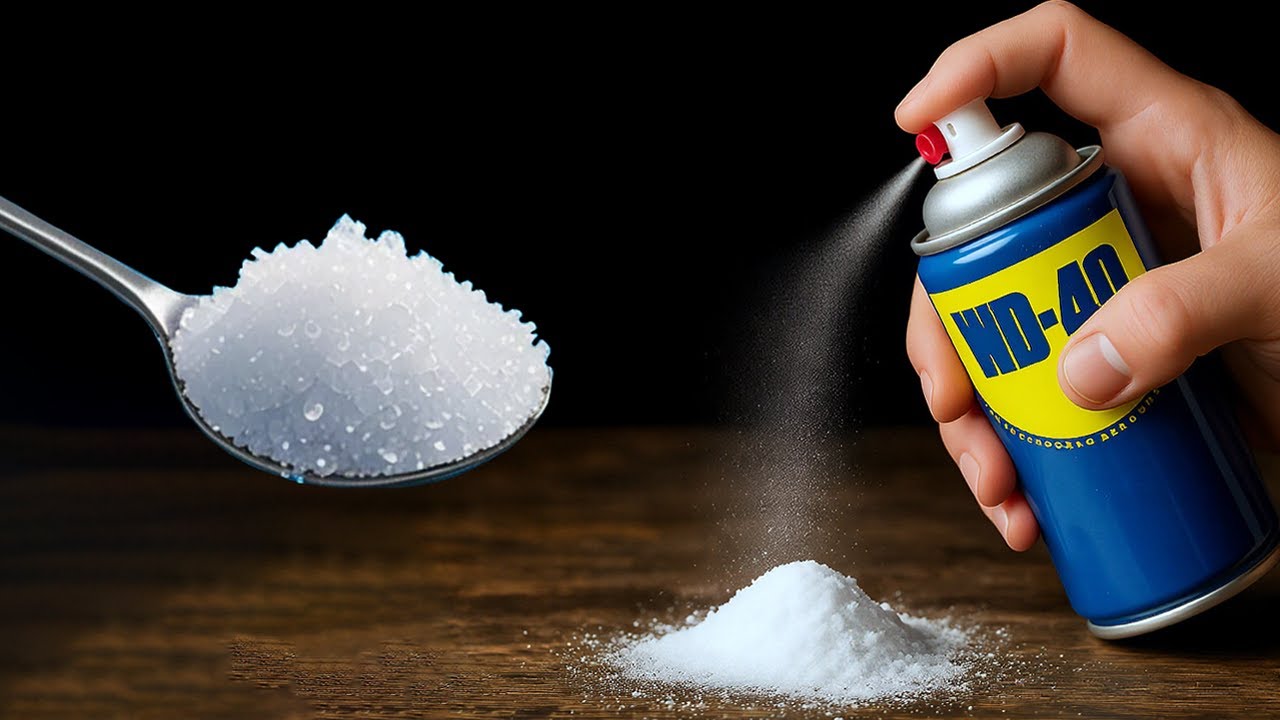 Mix WD 40 with Salt😱You will not Believe the Incredible result | Amaze with result