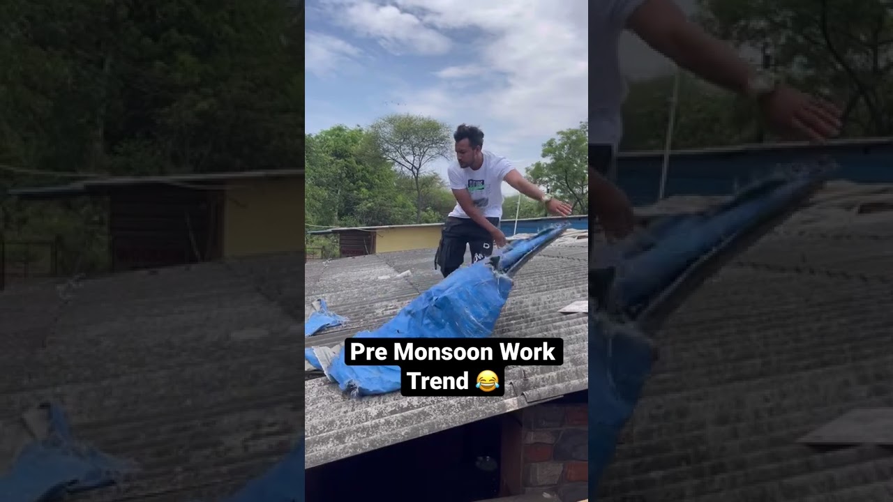 Pre Monsoon Work Trend | Sway | Tadpati Dala Ya Nahi ? #shorts #comedy