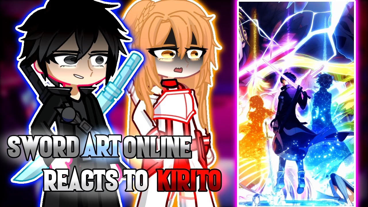 Sword Art Online reacts to Kirito ( Kazuto Kirigaya ) || 1/? || Sword Art Online || Moruko ||