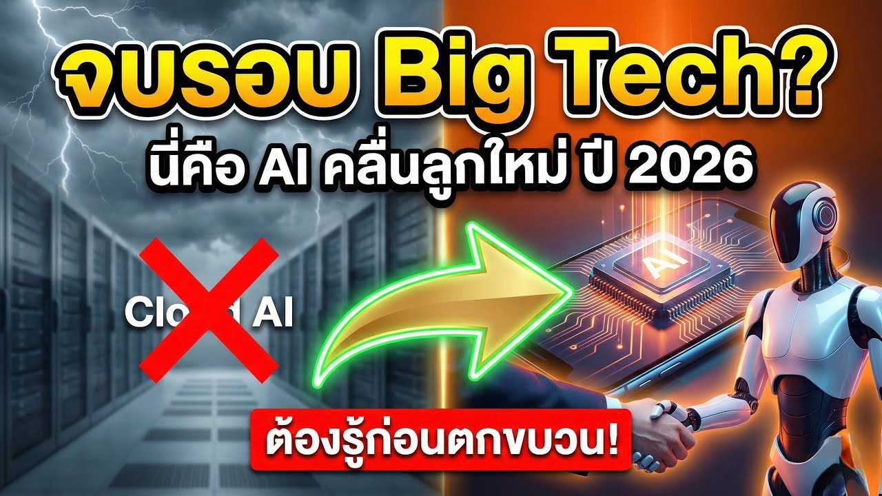 AI 2026: จบรอบ Big Tech? หุ้น คลื่นลูกใหม่ ในปี 2026! 