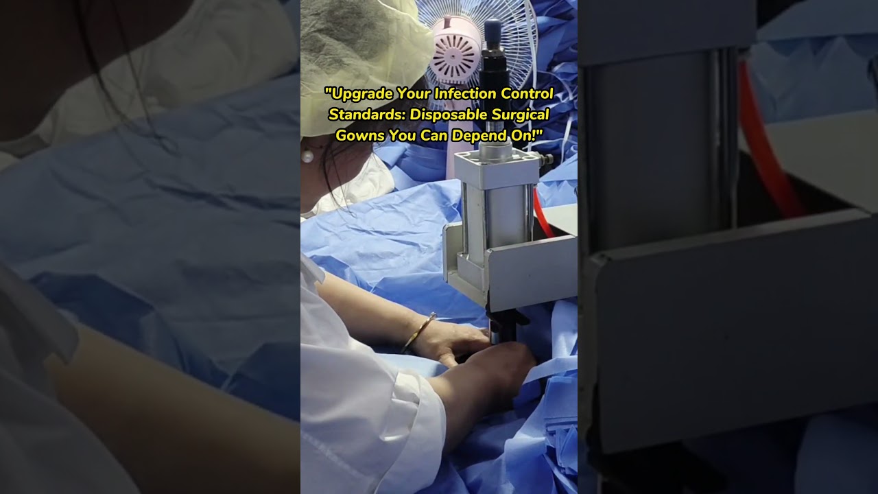 Surgical Gown Manufacturing Process Ensuring Medical Protection Quality #surgicalgown #ppe #factory