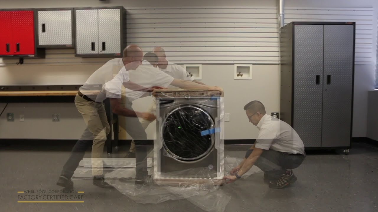 Whirlpool Front Load Washer Installation Video