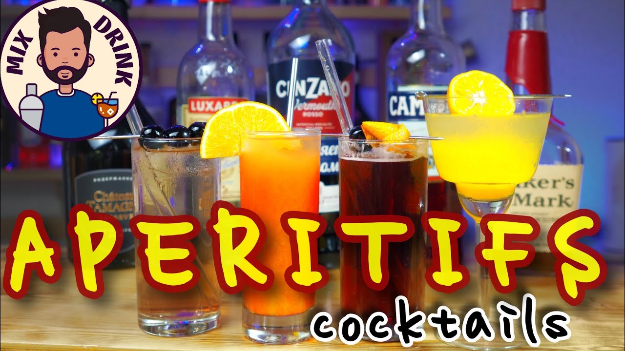 АПЕРИТИВ - Просто и Быстро, легкие коктейли под еду / Aperitifs cocktails Mix Drink