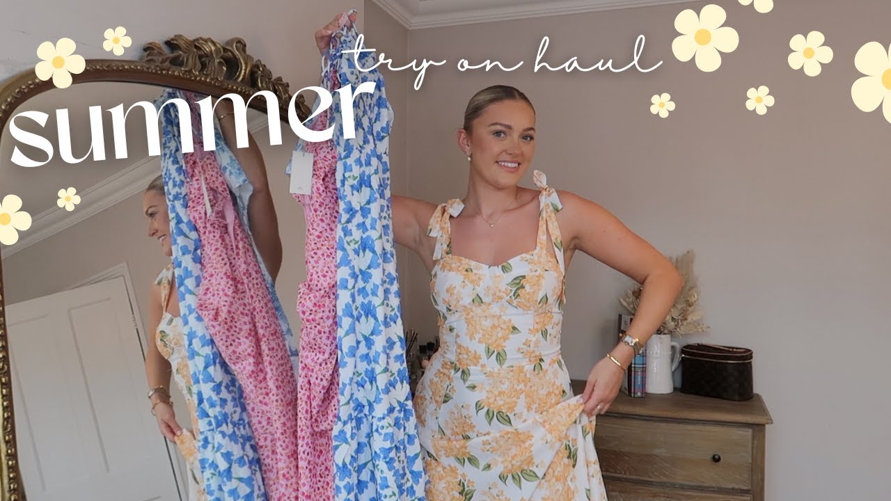 HUGE SUMMER TRY ON HAUL!!! *size 10/12* ft Rihoas!!