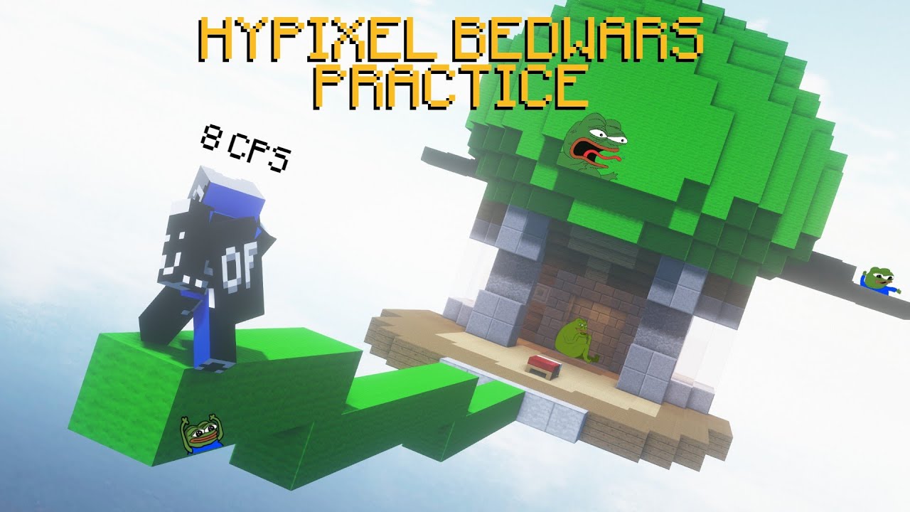 godbridge vs moonwalk vs ninja vs breezily | hypixel bedwars practice