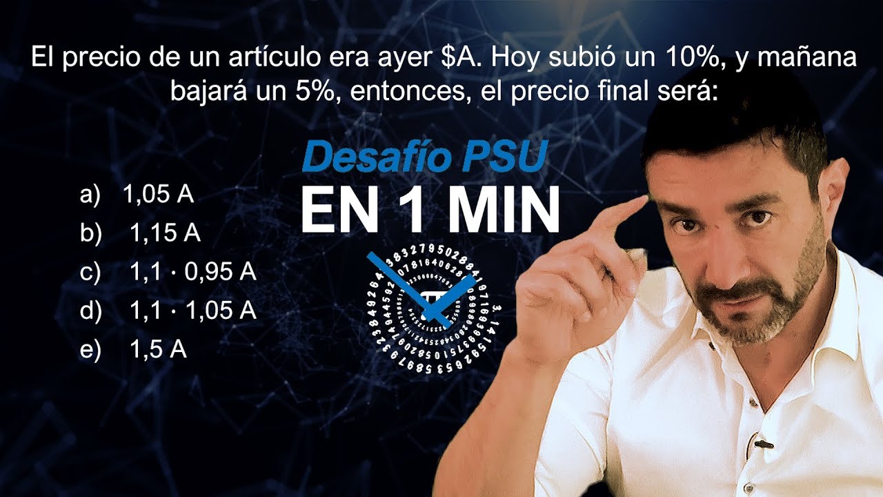 RESUELVO en menos de 1 MINUTO: ¿PUEDES CALCULAR EL PRECIO? - Profe Mauro Quintana