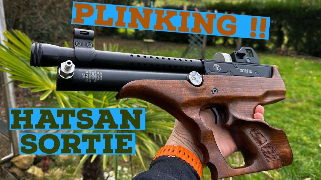 HATSAN SORTIE 5.5 mm c’est parti pour du plinking !! On dégomme un téléphone 💪