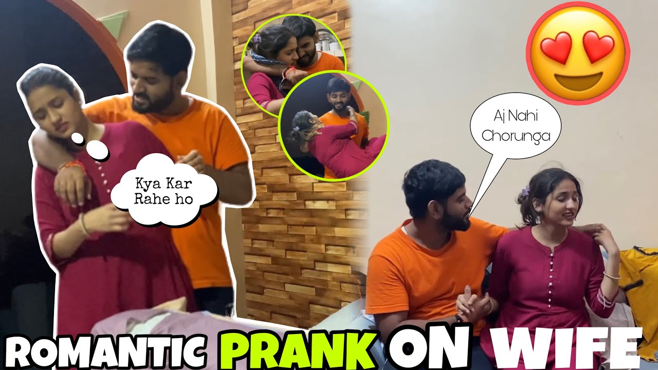 Romantic Prank | Gone Romantic❤️| beautiful wife prank | husband wife best prank | MrandMrsGautam