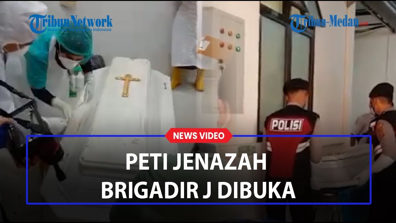 Proses Pembukaan Peti Jenazah Brigadir J di RSUD, Pihak Keluarga Menunggu di Luar Ruangan