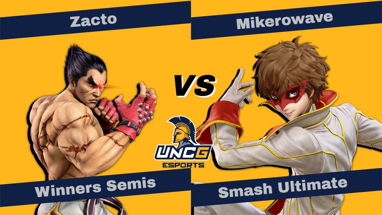 The Monthly @ UNCG #3: Winners Semis - Zacto (Kazuya) Vs. Mikerowave (Joker) SSBU