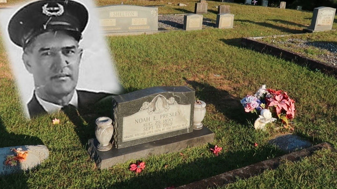 The cemetery where Elvis twin brother Jesse Garon and Gt Uncle Noah Presley are buried -Priceville