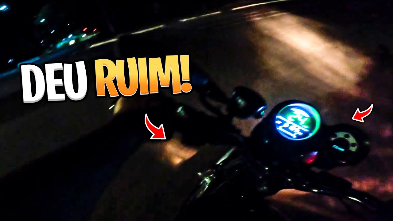 TINHA AREIA NA CURVA! ROLÊ NOTURNO DE CG 125 FAN!