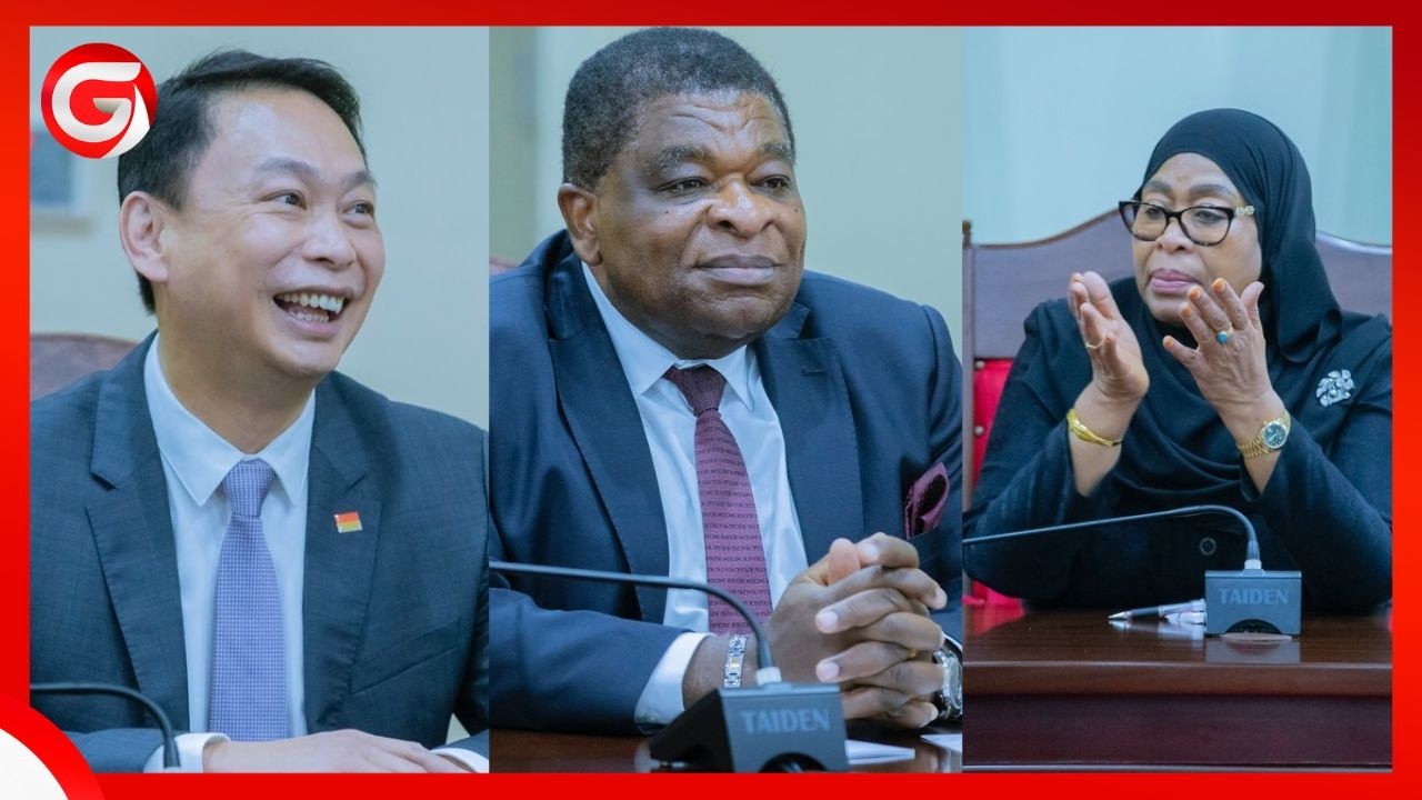 RAIS SAMIA ALIVYOKUTANA na BALOZI wa SINGAPORE - KATIBU MKUU wa IPU na PROFESA JANABI IKULU....