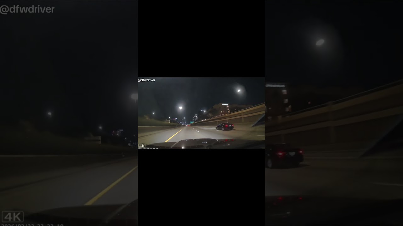 Relaxing night drive through Dallas #relaxing #viral #dashcam #music #chill