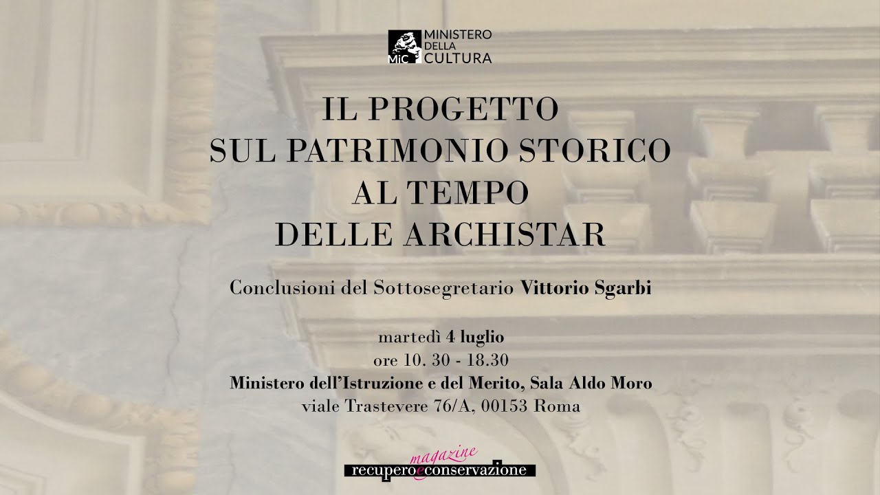 Il progetto sul patrimonio storico al tempo delle archistar