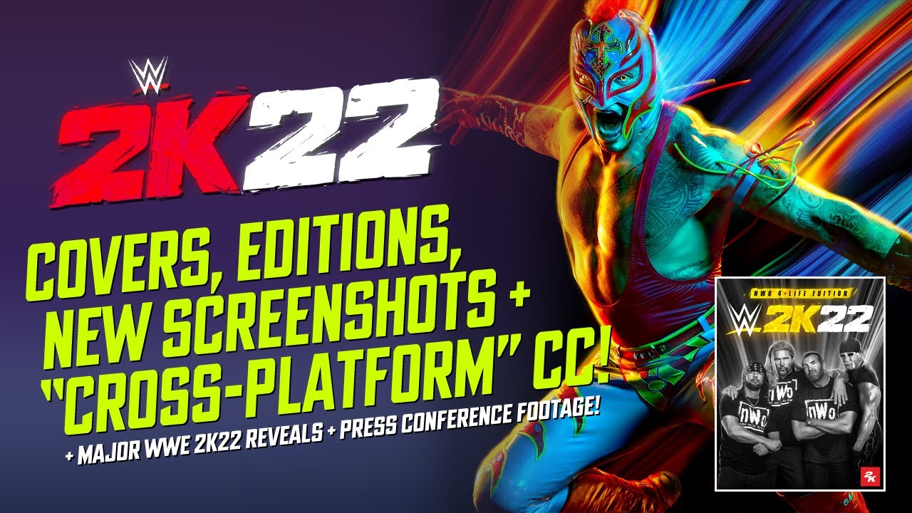 WWE 2K22: New Details, Screenshots, Covers & Cross-Platform Community Creations!
