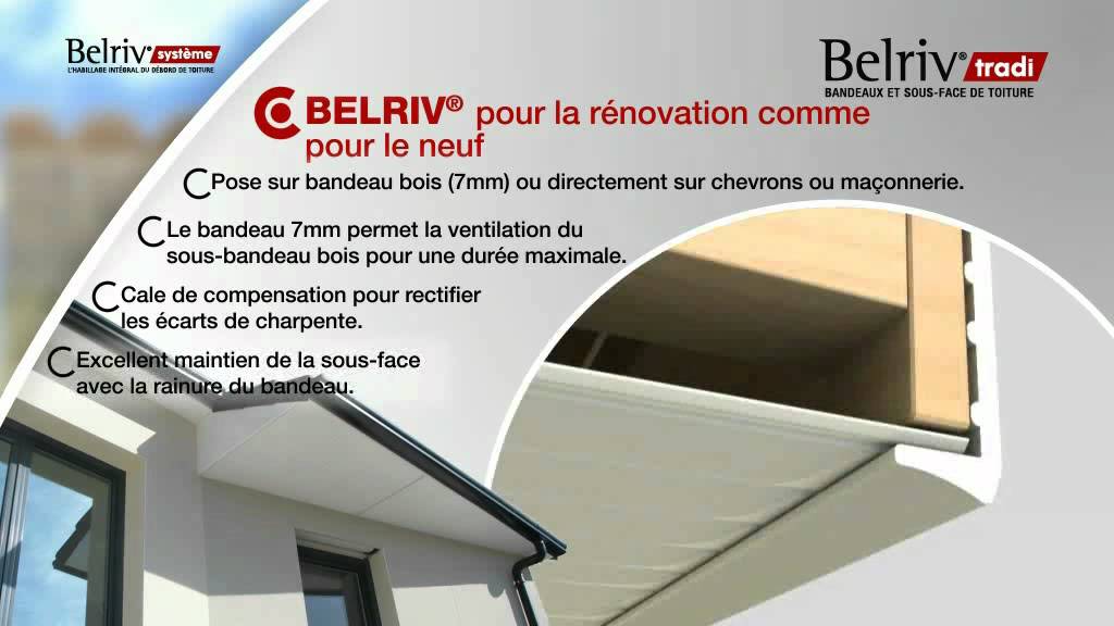 BELRIV® BASIC : L'HABILLAGE DU DEBORD DES TOITURES